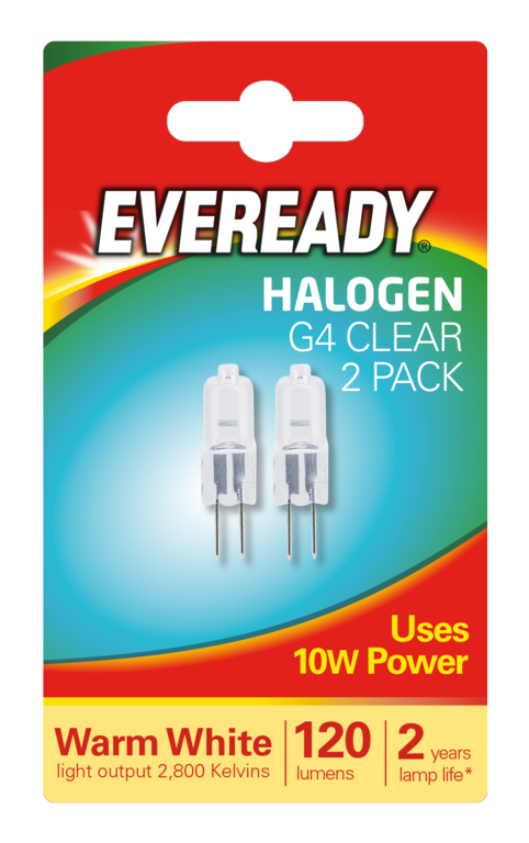 G4 Capsule Bulb Low Voltage 10W Pack 2