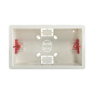 Securlec 2 Gang Dry Lining Box 36mm Deep IP20