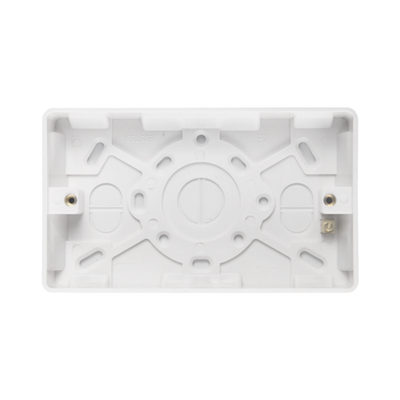 Securlec 2 Gang Pattress Box 35mm IP20