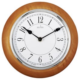 Acctim Newton Wall Clock Light Wood 24581