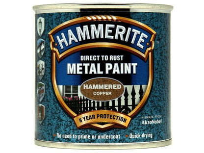 Hammerite Direct To Metal Hammered Copper 250ml