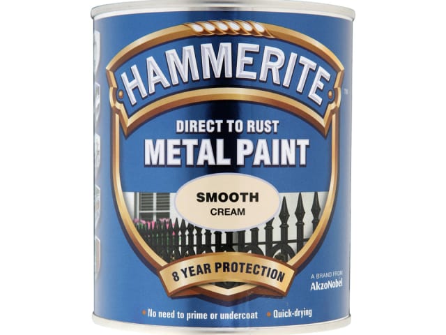 Hammerite Direct To Metal Smooth Cream 250ml