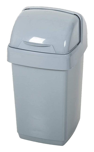 Addis Eco Roll Top Bin Grey 50L 518462