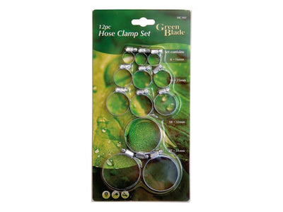 Green Blade Hose Clamp Set 12 Piece BB-HC102