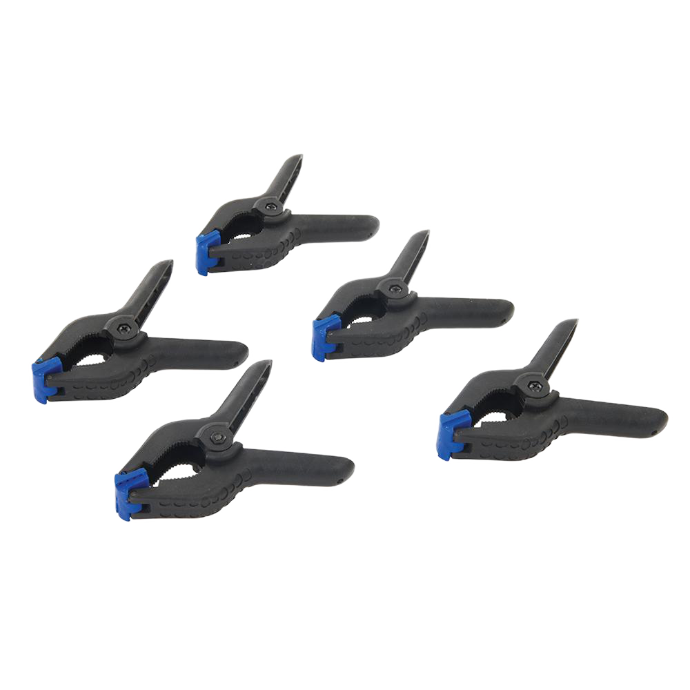 Silverline Spring Clamps 5pk 110mm Length 50mm Jaw