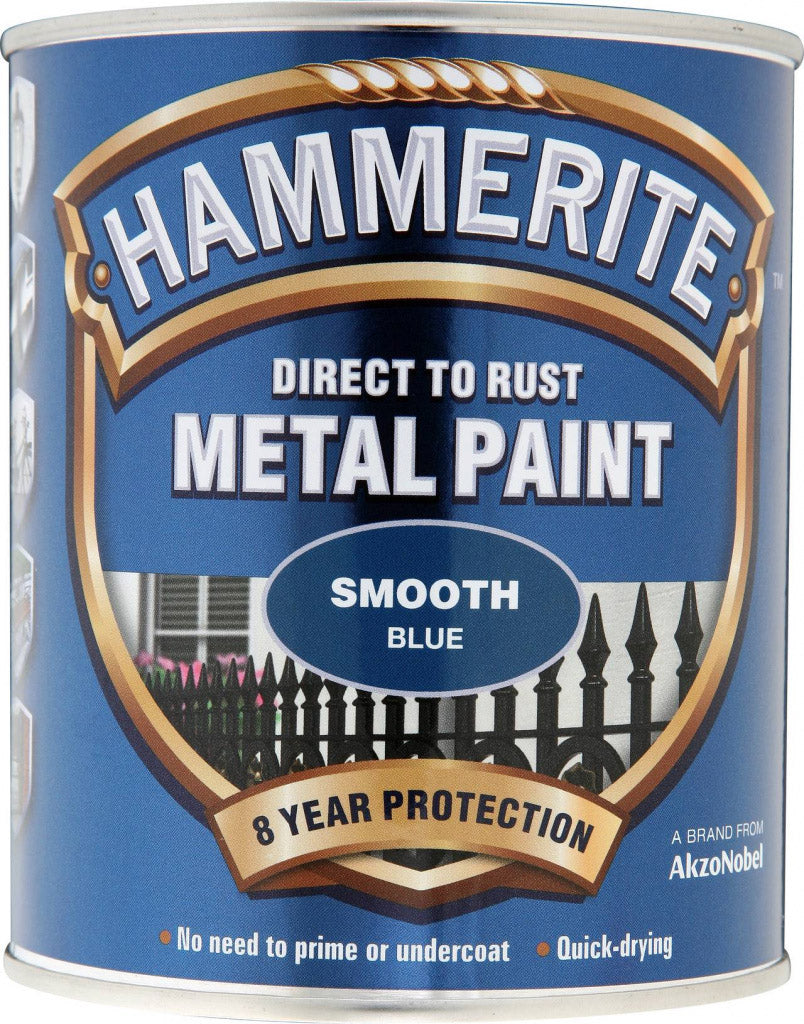 Hammerite Direct To Metal Smooth Blue 750ml