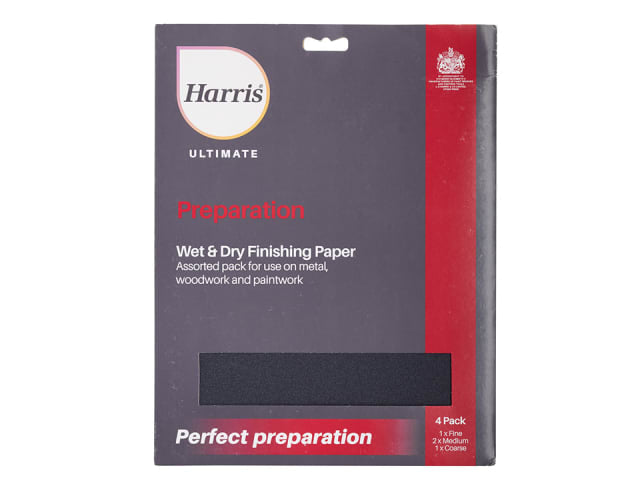 Harris Ultimate Wet & Dry Finish Paper x 4 103064204