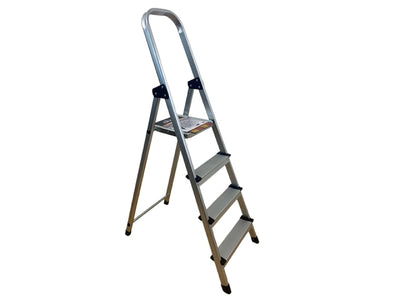 Fortress Aluminium Step Ladder 4 Step TJI0002
