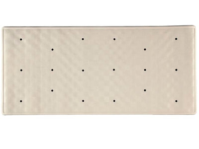 Home Label Roman Rubber Bath Mat Cream 95331