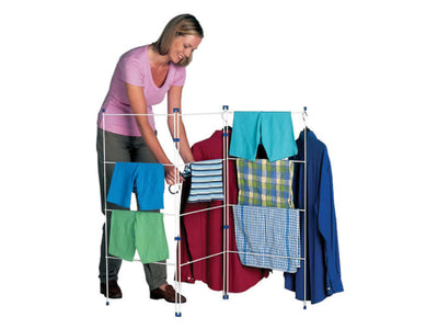 Home Label Clothes Horse 3 Fold 20in