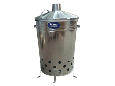 Home Label Galvanised Incinerator 90L