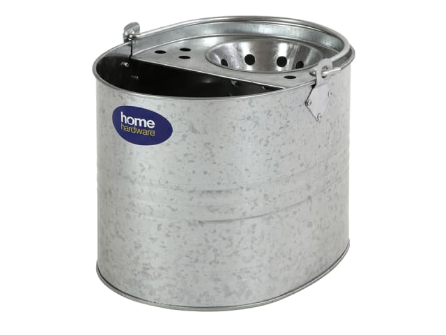 Home Label Mop Bucket Galvanised