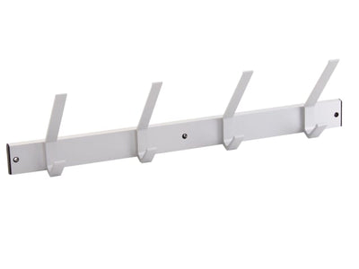 Hat & Coat Utility Rail 4 Hook Aluminium ST0016H