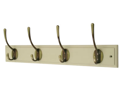Headbourne Victorian Hat & Coat Rail Cream HR1829H