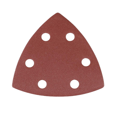 Silverline Hook & Loop Triangle Sheets 90mm 10pk 240G