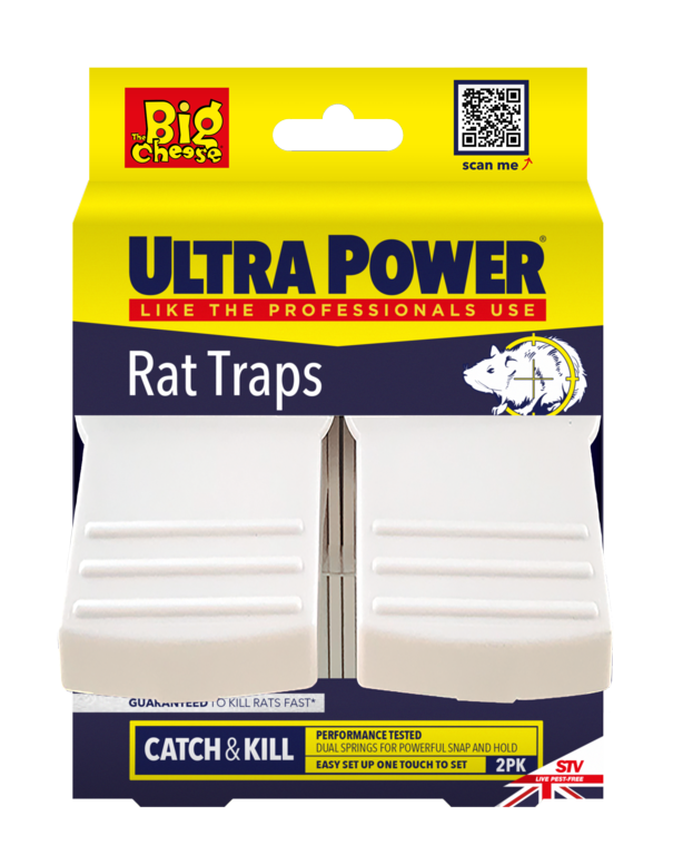 STV Ultra Power Ready Baited Rat Trap x 2 STV149