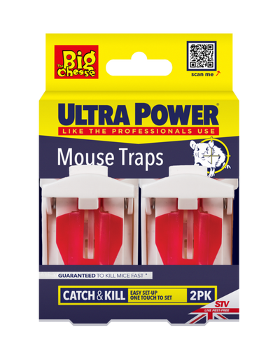 STV Ultra Power Ready Baited Mouse Trap x 2 STV148