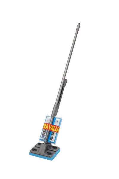 Addis Superdry Mop & Extra Refill Metallic/Graphite 509111