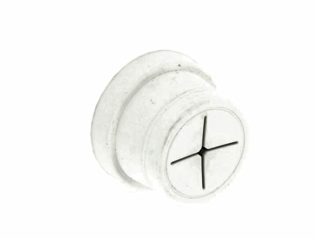 Securit Towel Holder White Single x 2 S6360