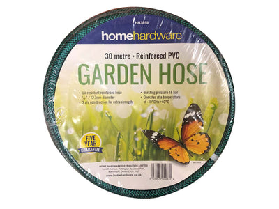 Home Gardener Reinforced Hose Green 30m