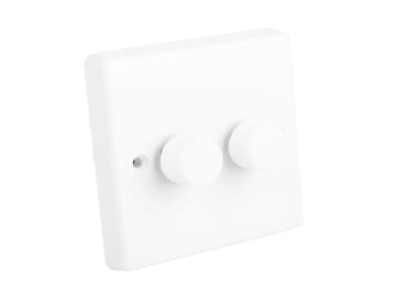 Home Electrical 2 Way Dimmer Switch 1 Gang 400W HH8503