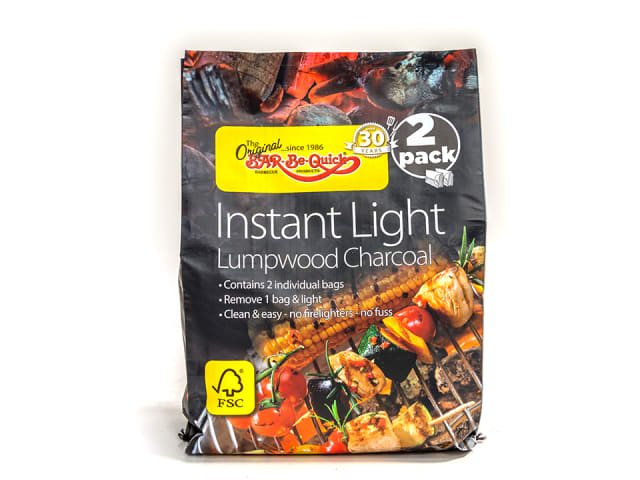 Bar-Be-Quick Instant Light Charcoal x 2