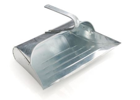 Buffalo Metal Hooded Dustpan Galvanised 1601-GA