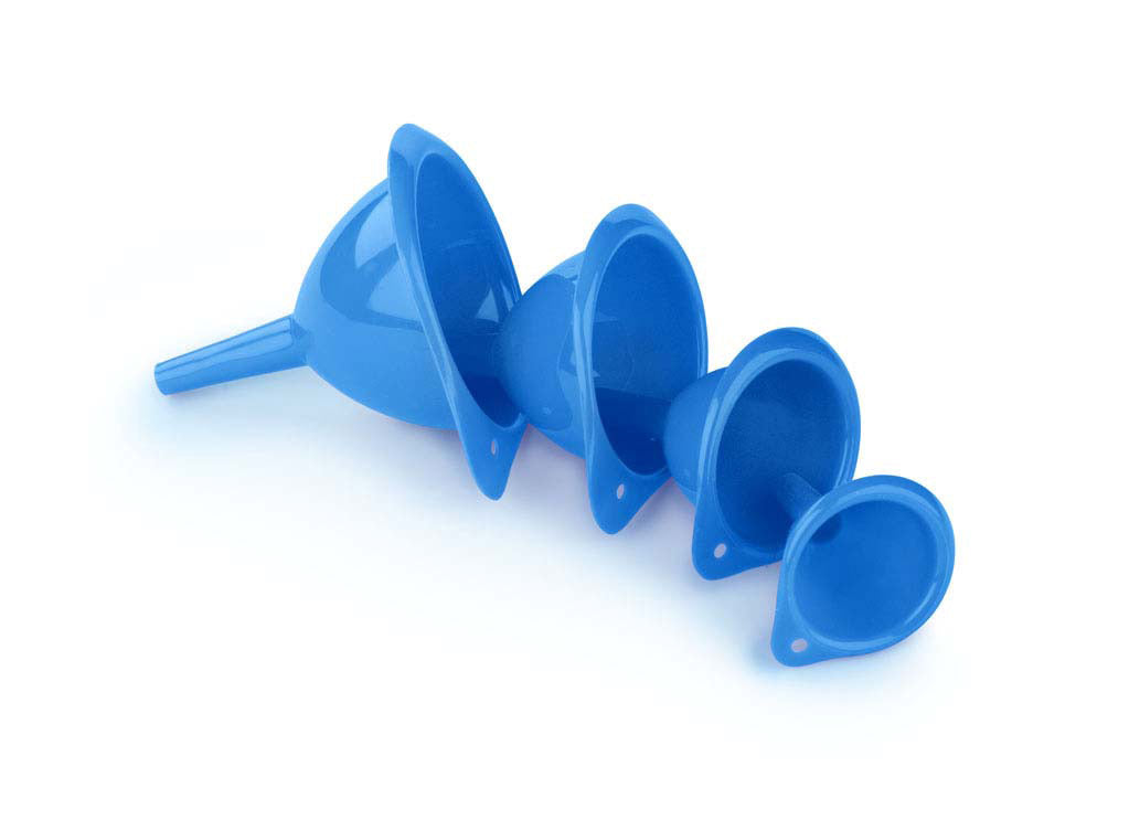 Chef Aid Funnels Set Of 4 Assorted (10E17501)
