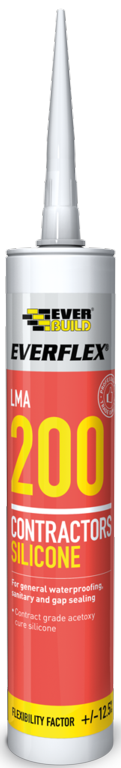 Everbuild Everflex LMA 200 Silicone 295ml Translucent