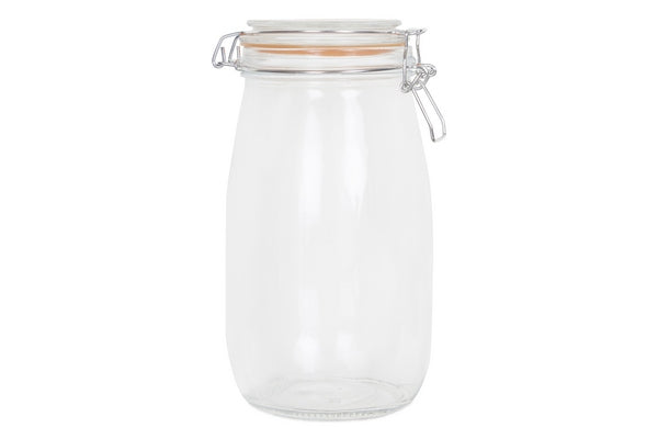 Glass Clipseal Jar Round 2.2L 2948