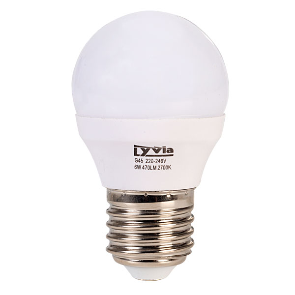 LyvEco Golf Ball LED 6W ES E27 Warm White 470lm 3641