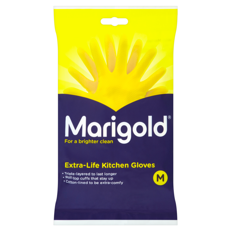 Marigold Extra-Life Kitchen Rubber Gloves Medium FH175437