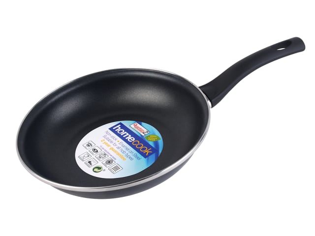 Non-Stick Frying Pan Enamel/Steel 24cm Grey HH0234