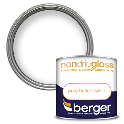 Berger Non Drip Gloss Brilliant White 250ml