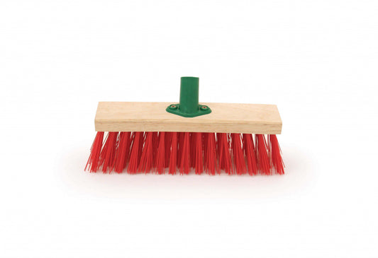 Sweeping Broom Red PVC Stiff 290mm VR21
