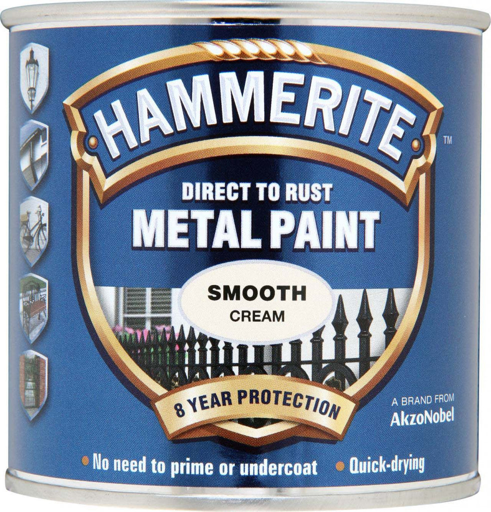 Hammerite Direct To Metal Smooth Cream 250ml