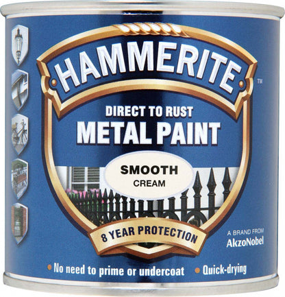 Hammerite Direct To Metal Smooth Cream 250ml