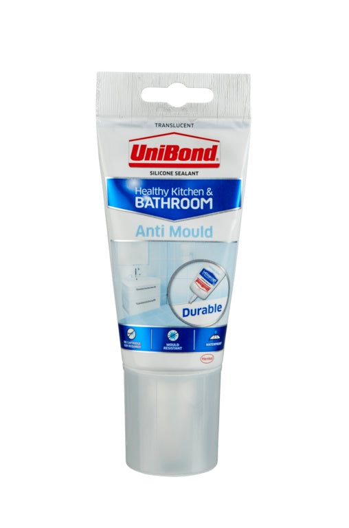 UniBond Anti Mould Kitchen & Bathroom Tube 150ml Clear