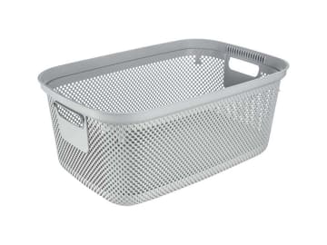 Keeeper Bosse Laundry Basket 30L Silver