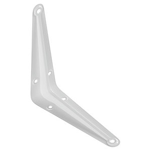 London White Shelf Bracket - 100 X 75mm