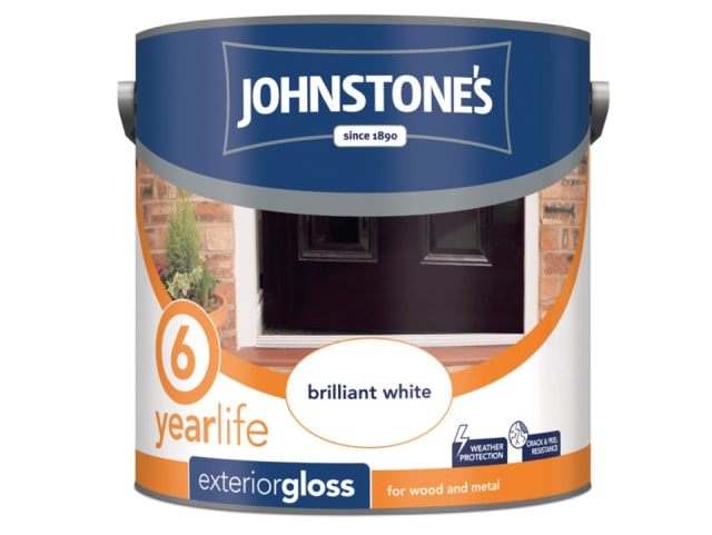Johnstone's Exterior Gloss Brilliant White 750ml