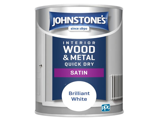 One Coat Quick Dry Satin Brilliant White 750ml