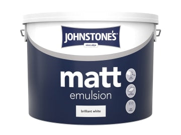 Johnstone's Matt Paint Brilliant White 10L