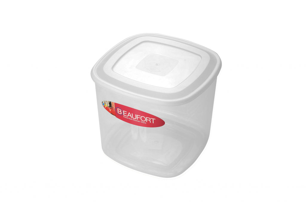 Beaufort Upright Food Container Square Clear 3L