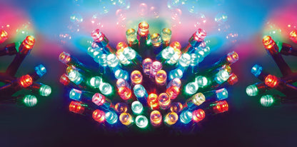 Premier Decorations Battery LED Lights x 100 Multi-Coloured LV112383M