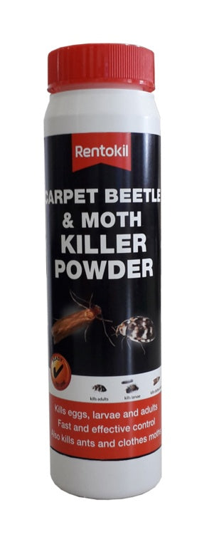 Rentokil Carpet Moth & Beetle Killer Powder 150g PSC50A
