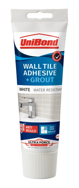UniBond Ultraforce Wall Tile Adhesive & Grout 300g White