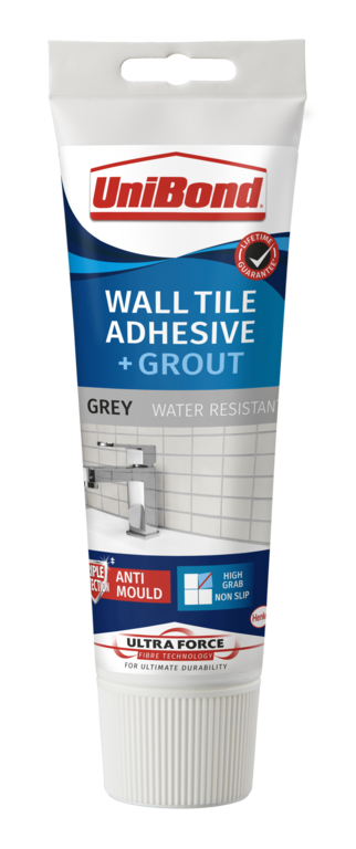 UniBond Ultraforce Wall Tile Adhesive & Grout Grey