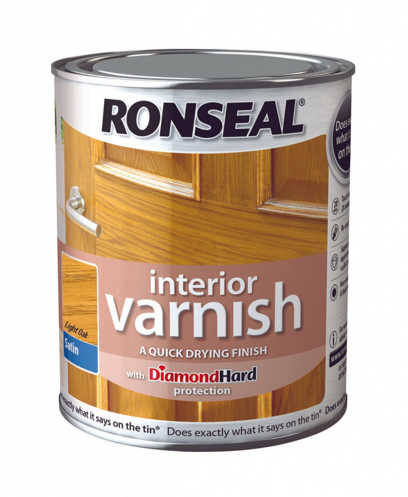 INTERIOR VARNISH SATIN LIGHT OAK 250ML