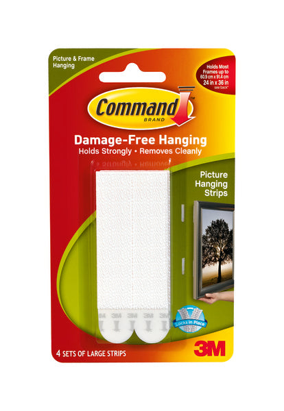Command Large Picture Strips 7.2kg 4 Pack 17206